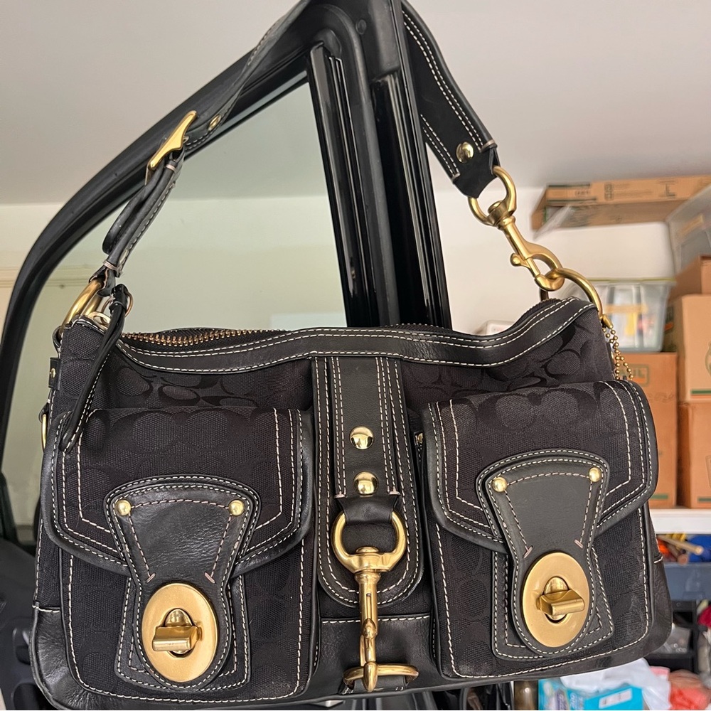 Authentic Black COACH Bag/Purse 65th Anniversary Legacy Edition